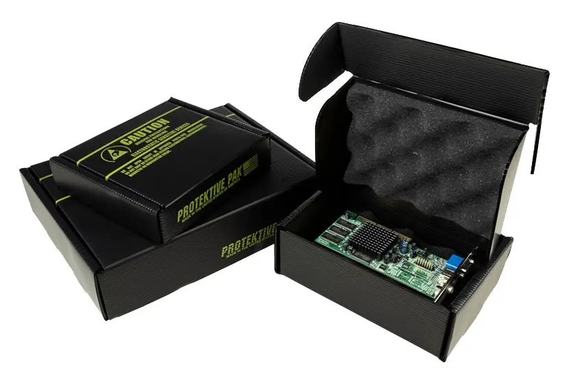 Protektive Pak Plastek™ Circuit Board Shippers with Black Foam