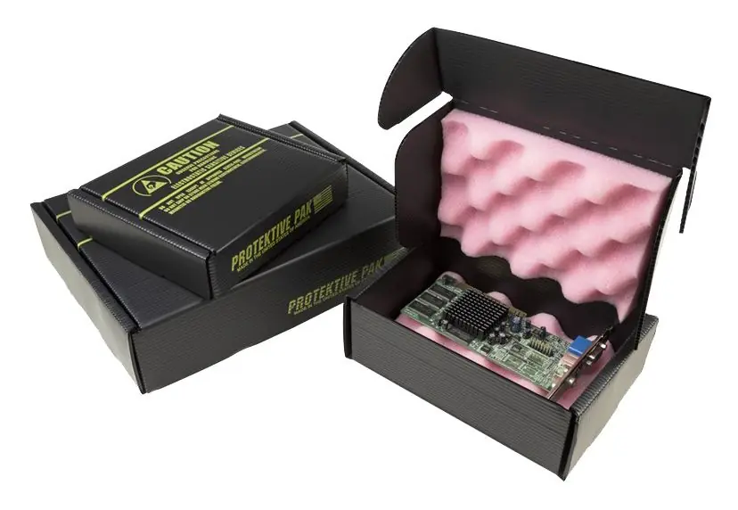 Protektive Pak Plastek™ Circuit Board Shippers with Pink Foam
