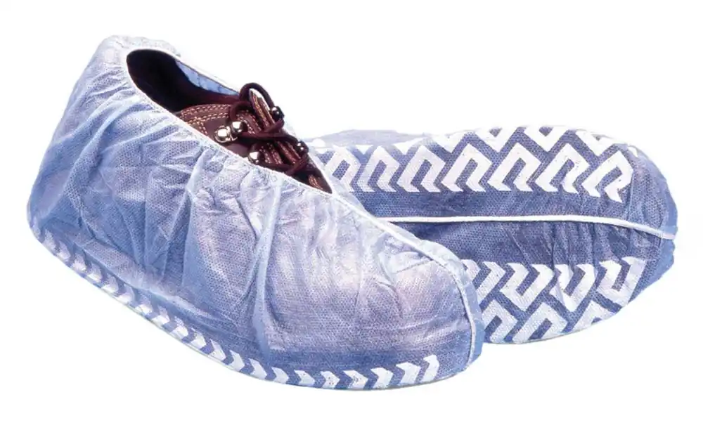 Keystone SC-CPE-HD Heavy-Duty Cross Linked Water-Resistant Polyethylene Shoe Covers, Blue