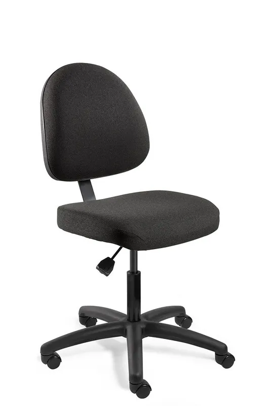 Bevco Integra Desk Height Chair with Black Nylon Base, Fabric
