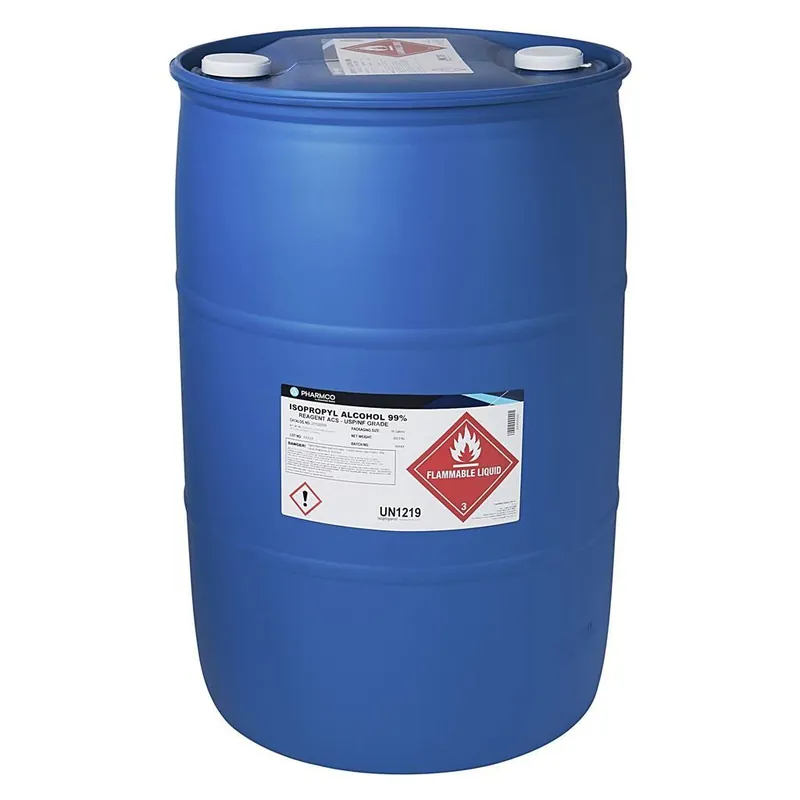 CleanPro® 10708 99% Isopropyl Alcohol (IPA), USP-Grade, 55 Gallon Plastic Drum