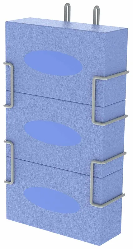 Metro GBHHK4-T Horizontal Triple Glove Box Holder with Microban®