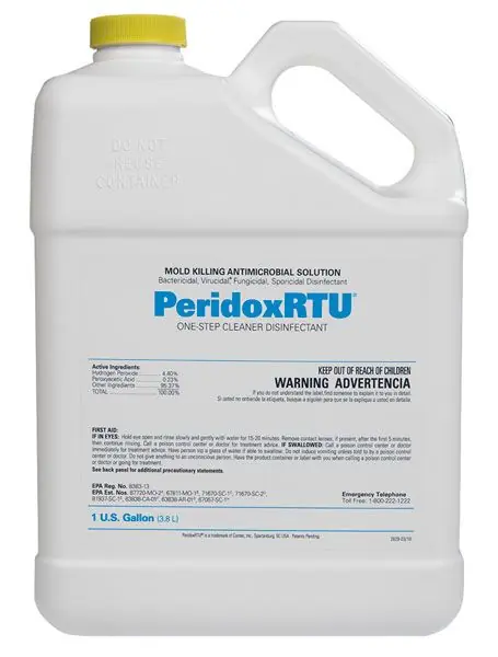 Contec CR85336IR PeridoxRTU® Sterile Sporidical Disinfectant, 1 Gallon Bottles