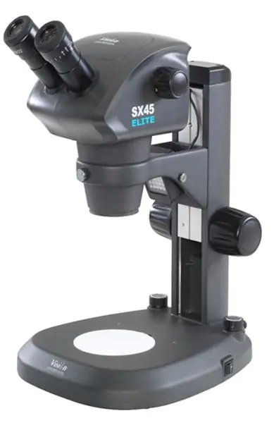 Vision 45E02 SX45 Elite Stereo Binocular Microscope with Track Stand