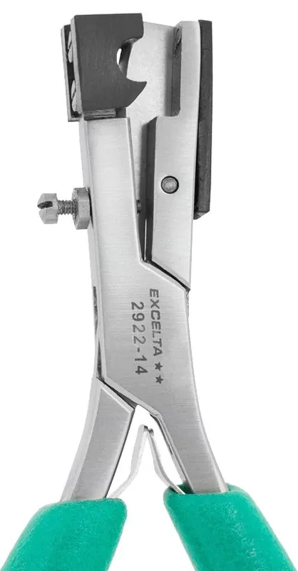 Excelta 2922-14 ★★ Medical-Grade Stainless Steel 0.25" Soft Tubing Shear Cutter with Cushion Grip Handles, 5.25" OAL