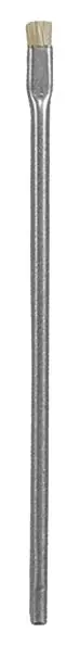 Excelta 212A-H ★★★ Anti-Static Heat-Resistant Scratch-Free Brush with Horse Hair Bristles, 0.13" Trim & Stainless Steel Handle, 3.5" OAL
