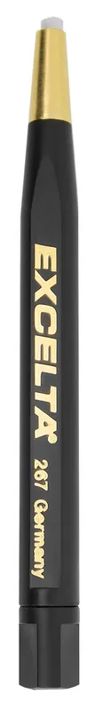 Excelta 267 ★★ Refillable Scratch Brush with Retractable Fiberglass Bristles, 0.13" dia. Trim & Plastic Handle, 4.75" OAL