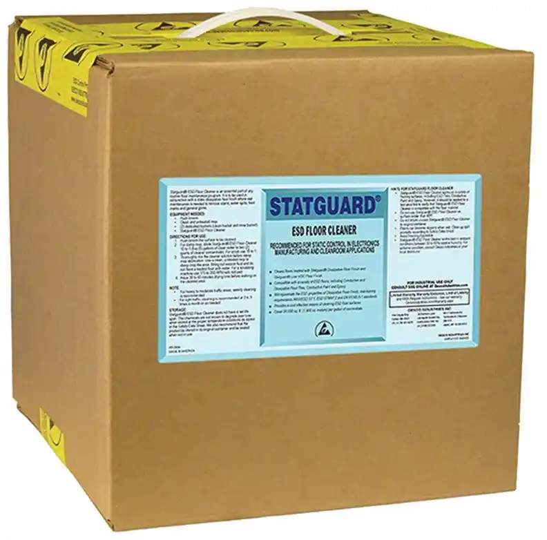 Desco 10557 Statguard® Dissipative Neutral Floor Cleaner, 2.5 Gallon Bag-in-Box