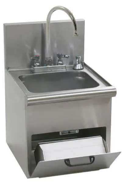 Eagle HWC-T Space-Saver Wall-Mounted Hand Wash Sink with T&S Faucet