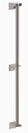 Metro 13PDFK4 Metroseal® Gray Post for Single Tier Shelving, 13"