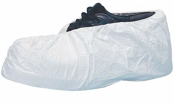 Keystone SC-SS-WHITE Non-Skid Polypropylene Shoe Covers, White