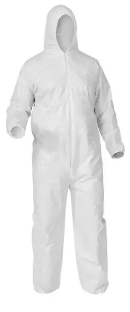 CleanPro® CPMPC-H Microporous Polypropylene Disposable Coveralls with Attached Hood