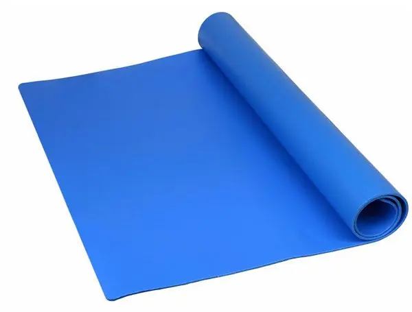 SCS TM301200L3BL Premium 3-Layer Dissipative Vinyl Workstation Mat, Blue, 30" x 100‘ Roll