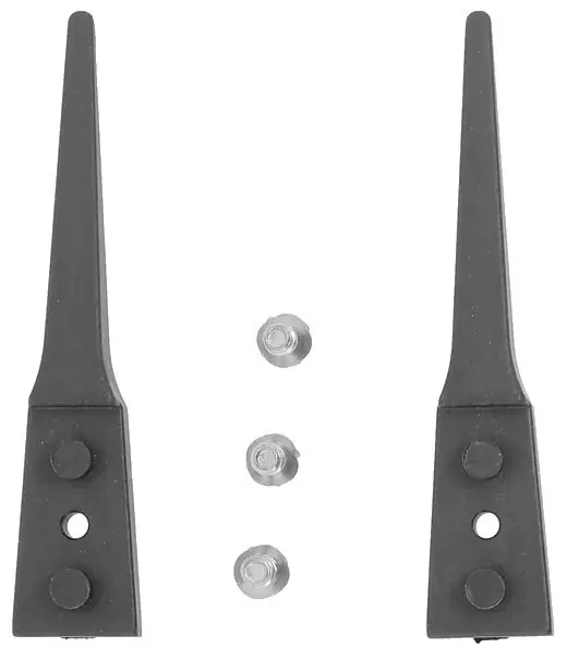Excelta 162D-RTX Replacement 0.080" PEEK Tips for 162D-RT Tweezers