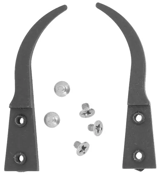 Excelta 759D-RTX Replacement Carbofib™ 40° Curved Tips for 759D-RT & M-759D-RT Tweezers