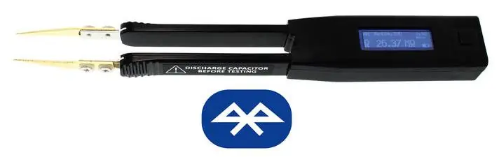 Excelta TM-500-BTW ★★★★★ IntelliTweeze® Bluetooth RCL Meter with Built-In LCR Probe