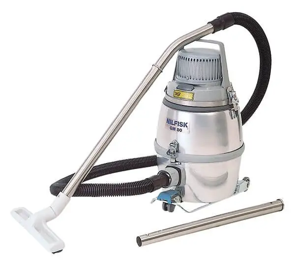 Nilfisk GM80CR Cleanroom Vacuum with Anti-Static Accessory Kit