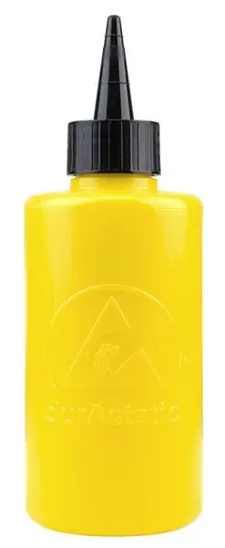 Menda 35756 durAstatic® LDPE Cone-Top Bottle, Yellow, 8 oz.