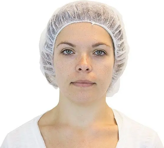 CleanPro® 40001W Bouffant Caps, White