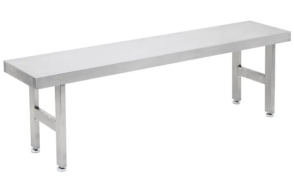CleanPro® SGBH Stainless Steel Gowning Bench with Solid Top