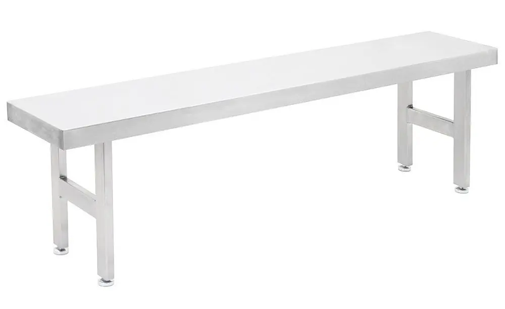 CleanPro® EGBH Electropolished Gowning Bench with Solid Top