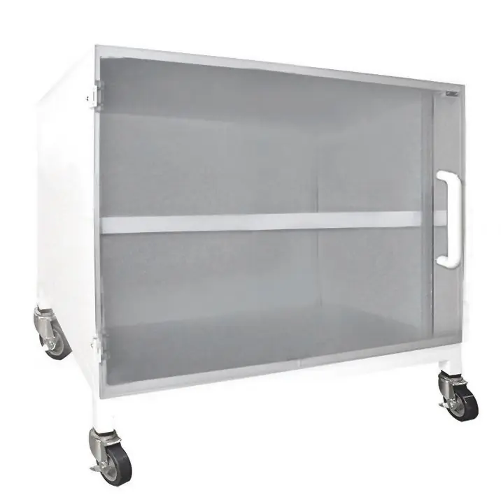 CleanPro® Polypropylene Storage Cabinet with Static Dissipative Doors