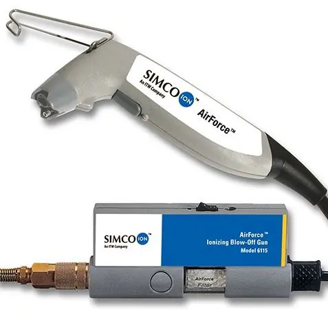 Simco-ION 6115 AirForce Fast Discharge Cleanroom-Rated Ionizing Blow-Off Gun