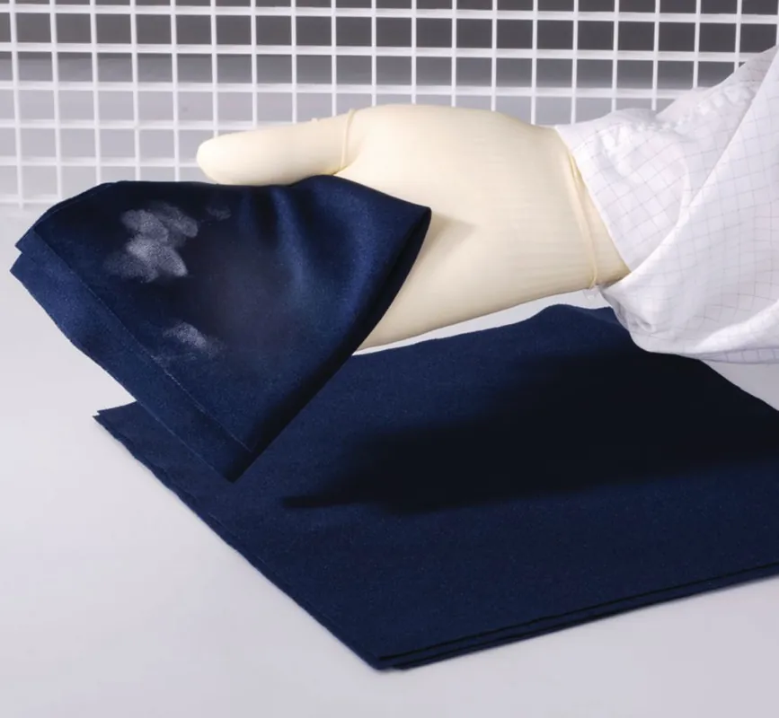 Contec Polywipe-C Knit "Blue Inspectr" Wipes, 9" x 9"
