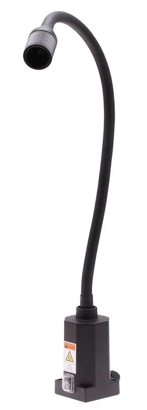 Aven SIRRUS LED Task Light with High Intensity Fixed Focus, Flex Arm & Mounting Clamp, 19.5"
