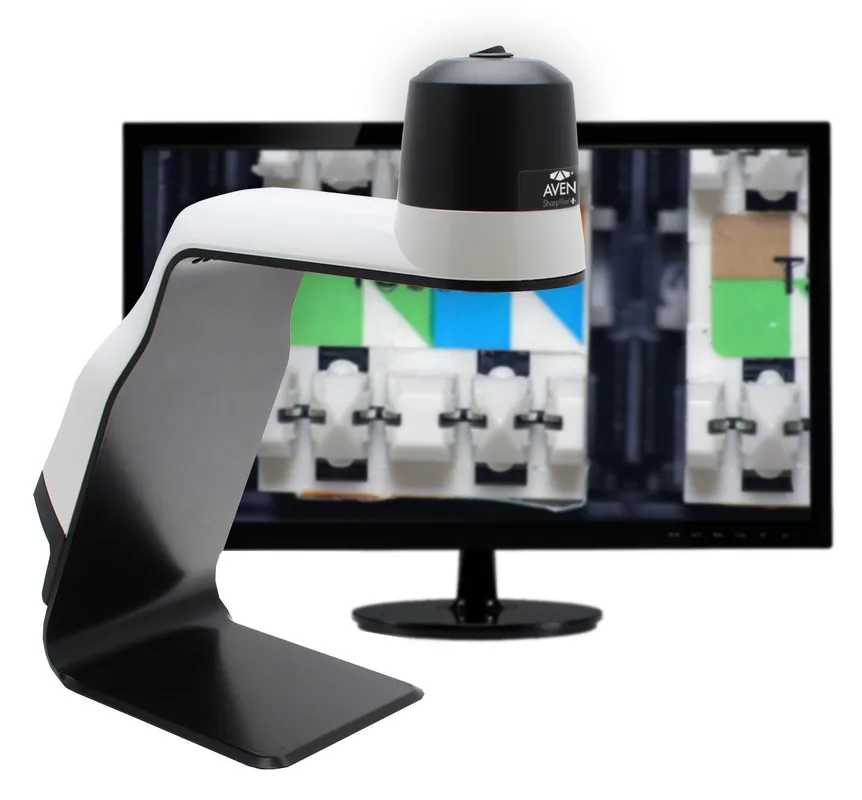 Aven SharpVue Plus Digital Microscope with USB Output, 1.3-30x