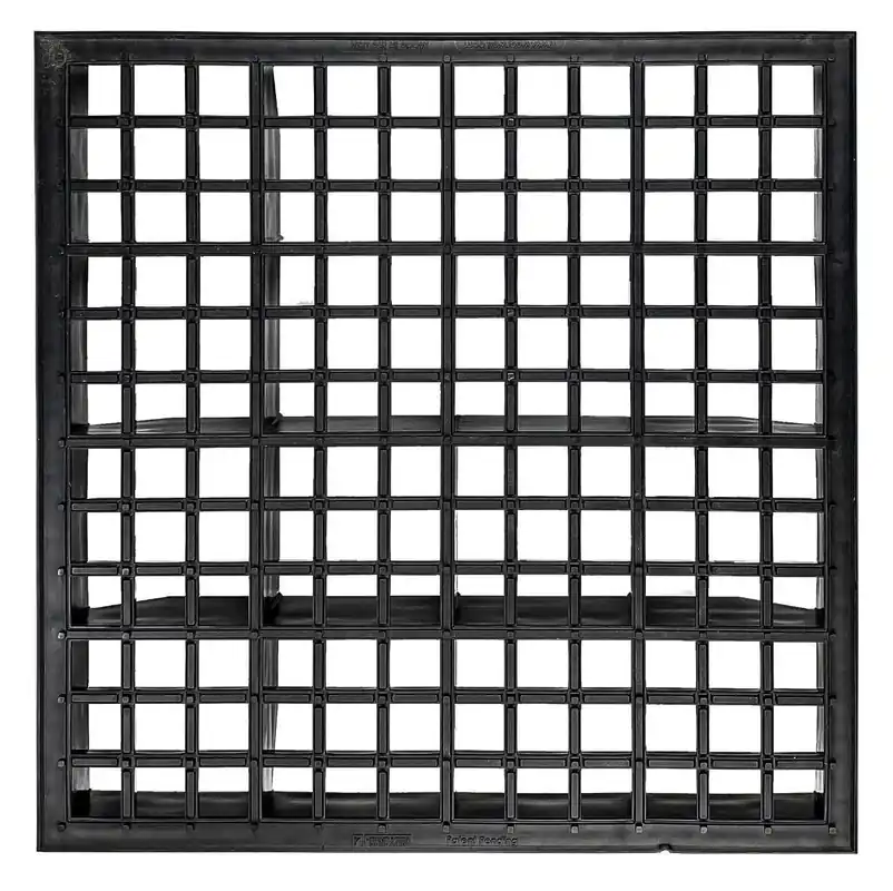 Wearwell F02.18x18BK-CS4 Foundation Open Tiles, 18" x 18" (Case of 4)