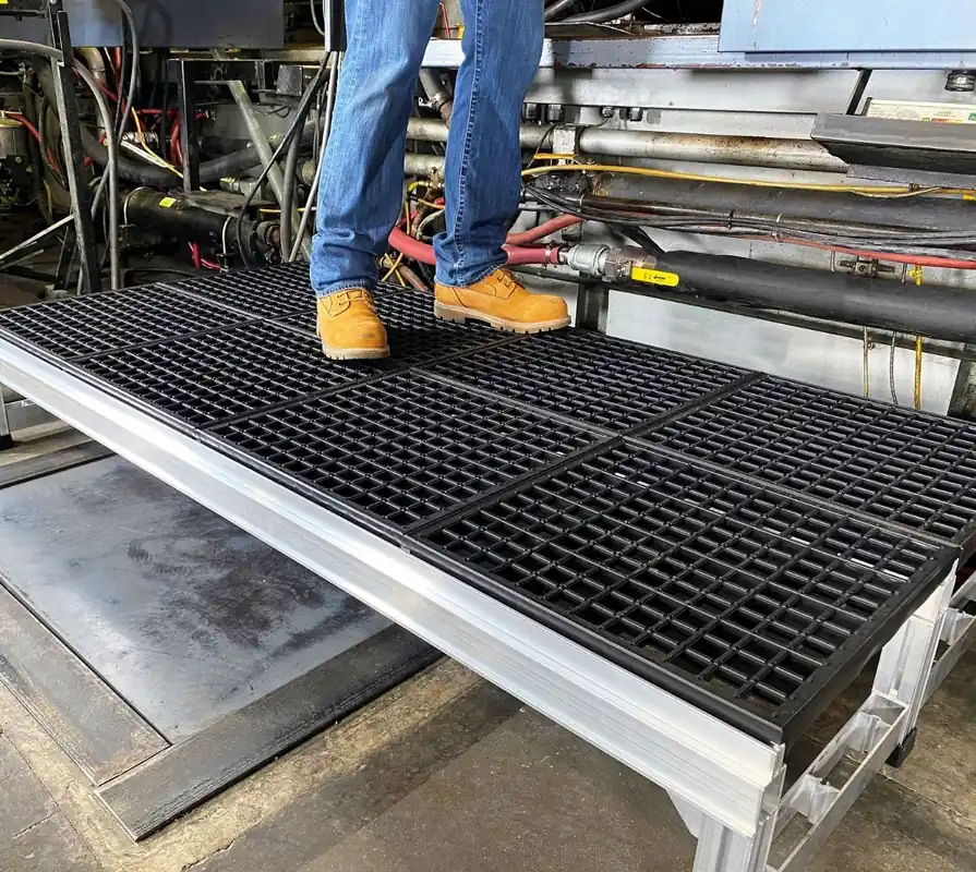 Wearwell FP2 Foundation Platform Kit with Open Tiles