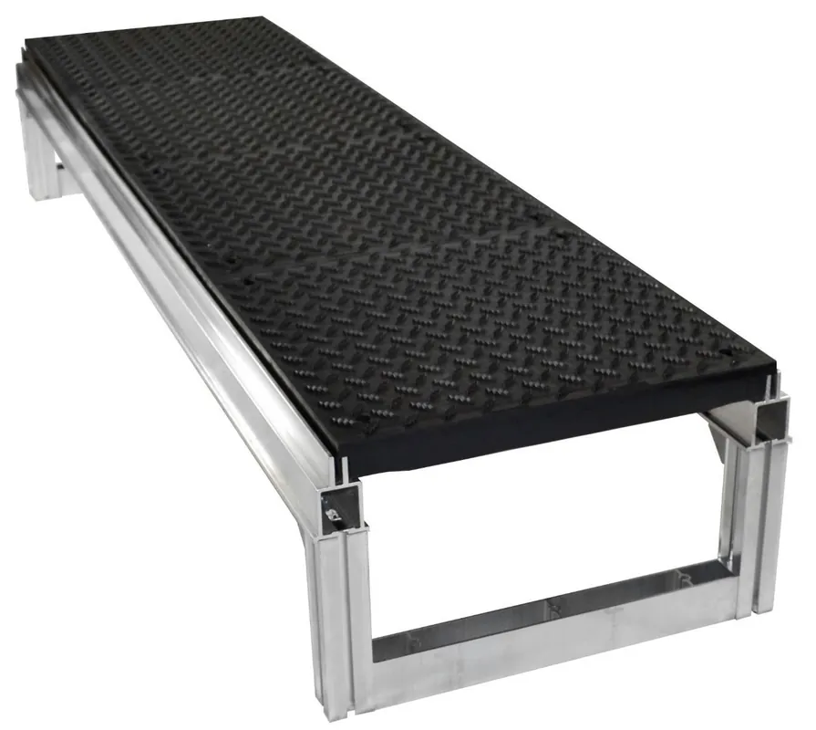 Wearwell FP3 Foundation Platform Kit with Diamond-Plate Tiles