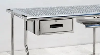 Palbam Class DRAWER-1 Electropolished Stainless Steel Drawer, 17.5" x 16" x 8"