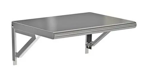Palbam Class WN0601 Fold-Down Stainless Steel Mini Shelf, 18" x 24" x 10"