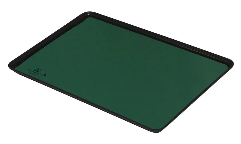 Desco Statfree HJ® Textured Rubber Tray Liners, 16" x 24"
