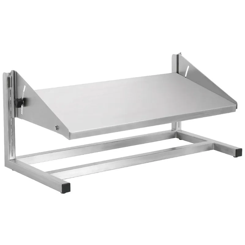 CleanPro® FSATS24 Adjustable/Tiltable Stainless Steel Footrest, 12" x 24"