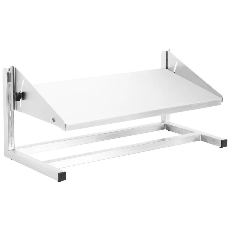 CleanPro® FSATE24 Adjustable Electropolished Stainless Steel Footrest with Tilt, 12" x 24"