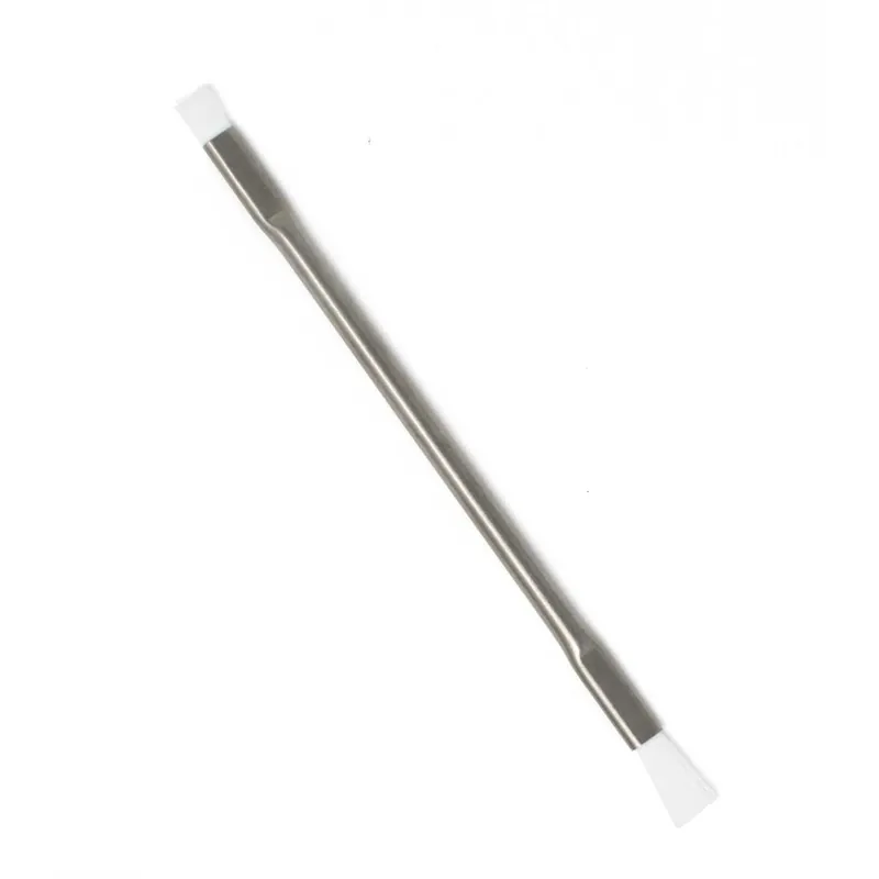 Gordon Brush 1005S9 Double-Ended Applicator Brush with 0.5" Dissipative Nylon Bristles, 0.010" dia. Trim & Stainless Steel Handle, 4.5" OAL