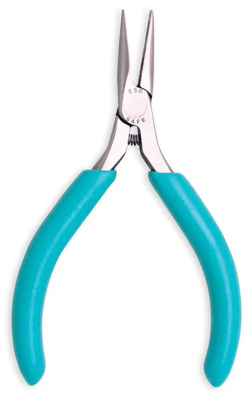 Xcelite LN54VN ESD-Safe Needle Nose Pliers with Long Jaw & Serrated Tips, 5" OAL