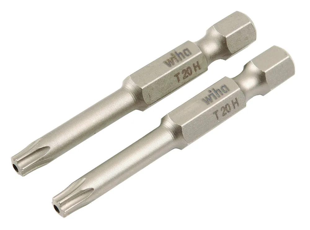 WIHA 70561 Security Torx® Power T20s Bits, 50mm OAL (Pack of 2)