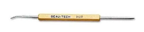 Beau Tech SH-20B Double-Ended Angled Flat Reamer & Straight Fork Tip, 8" OAL