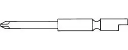 ASG Assembly 64411 Phillips 00 Round Bit, 40mm