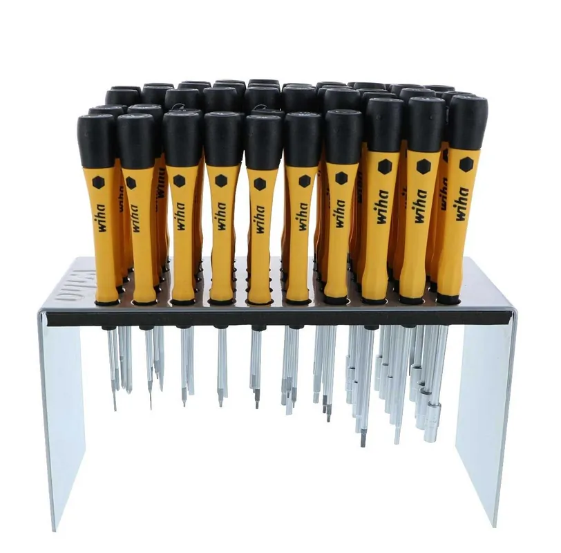 WIHA 92093 50-Piece ESD-Safe Precision Master Screwdriver Set with PicoFinish® Handles