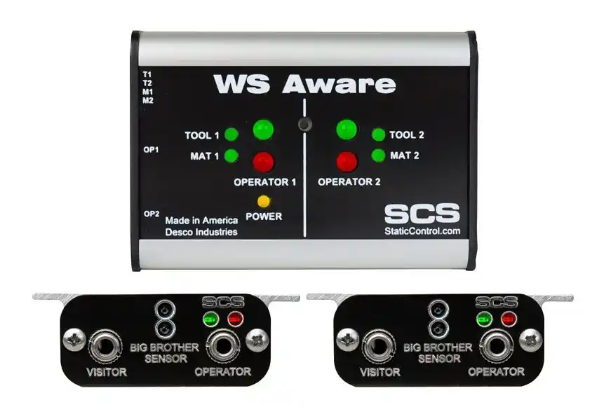 SCS 770068 WS Aware Dual-Wire Monitor with Big Brother Remotes & Ethernet Output