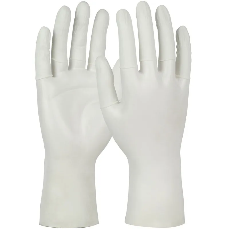 QRP 9C Qualatex® Anti-Static Vacuum Sealed Powder-Free White Nitrile Cleanroom Finger Cots (Pack of 720)