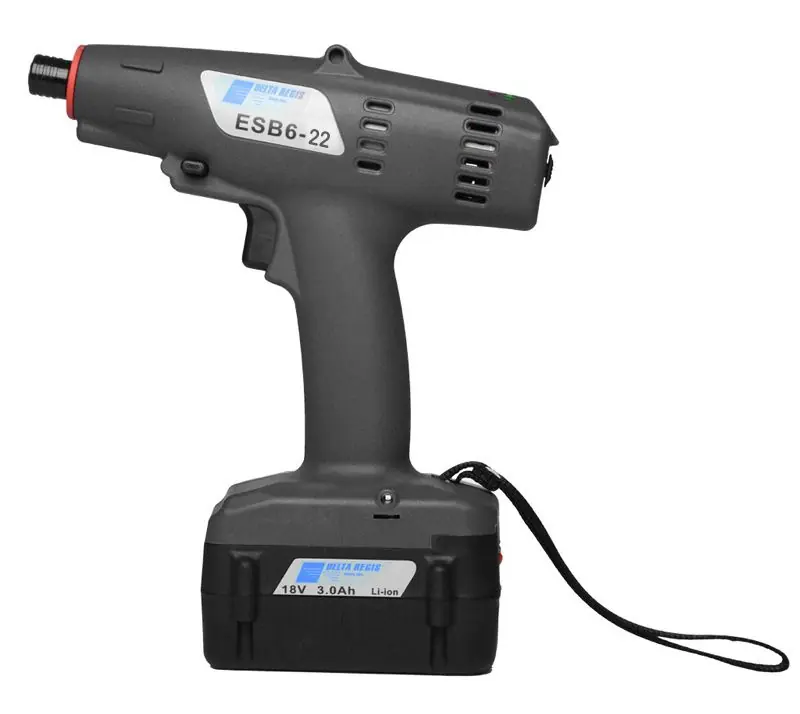 Delta Regis Tools ESB6 Series Cordless Brushless Pistol Grip Electric Torque Screwdriver with Trigger Start