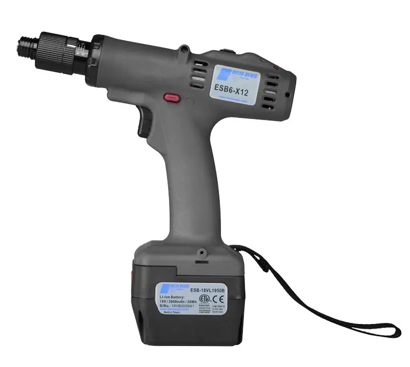 Delta Regis Tools ESB6 Series Cordless Brushless Pistol Grip Electric Torque Screwdriver with Trigger Start