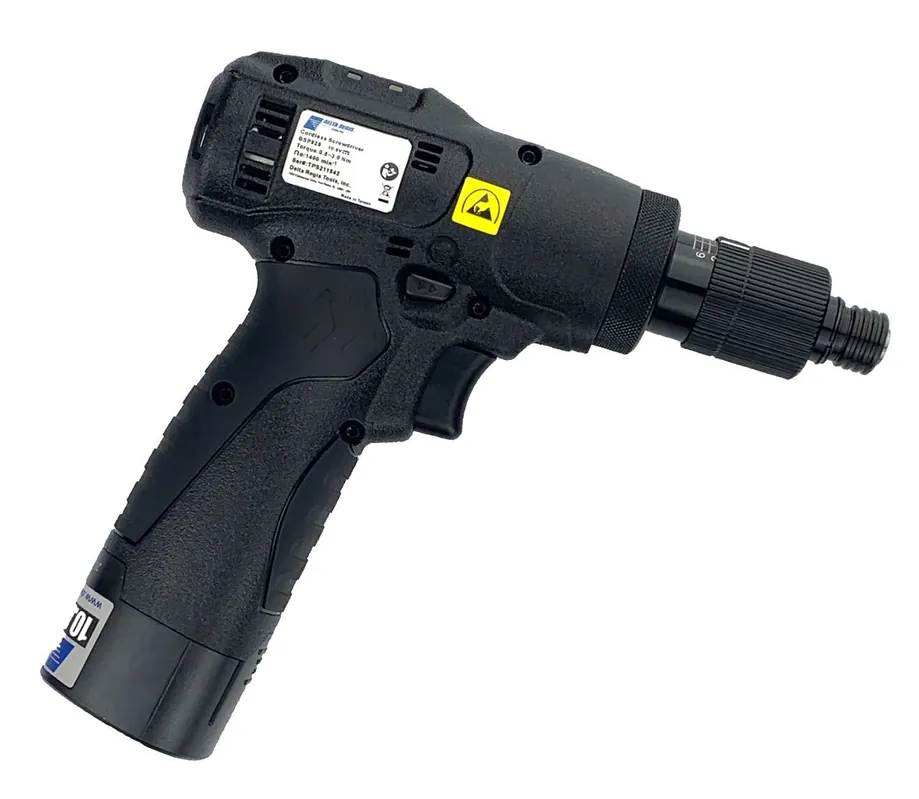 Delta Regis Tools BSP8 Series ESD-Safe Cordless Brushless Pistol Grip Electric Torque Screwdriver with Trigger Start