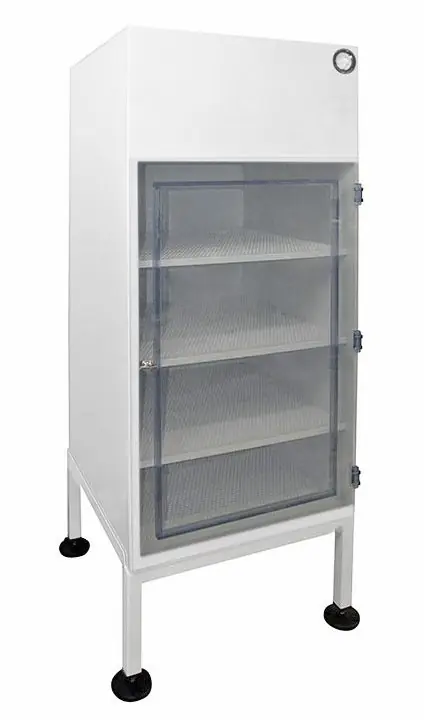 CleanPro® Polypropylene Storage Cabinet with Laminar Air Flow, 26.5" x 25.5" x 70"